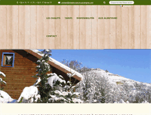 Tablet Screenshot of chalet-nature-auvergne.com